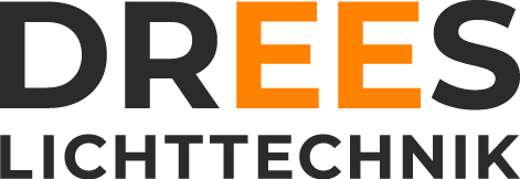 DREES Lichttechnik Logo - Grau Orange - RGB